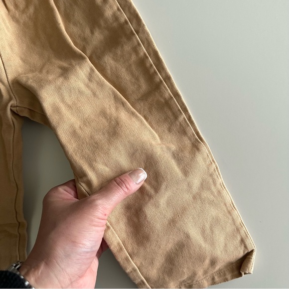 Toddler Khaki Button Down Matching Set Size 2T - Picture 5 of 6